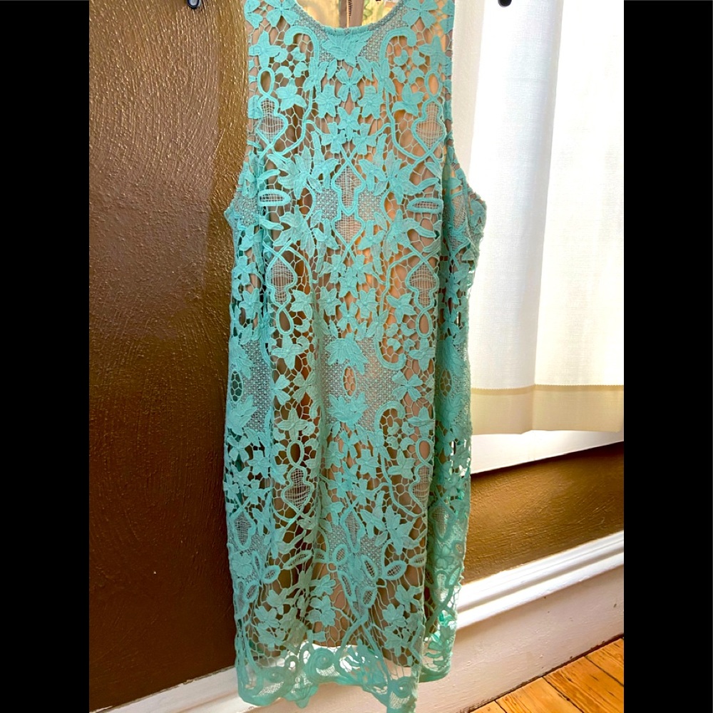 Venus teal dress